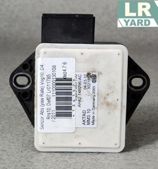 Senzor ABS (YAW rate) RANGE ROVER 2010-2012; DISCOVERY 4 2010-2016; RANGE ROVER SPORT 2010-2013; DEFENDER 2007-2016 LR011785 AH42-14B296-AC
