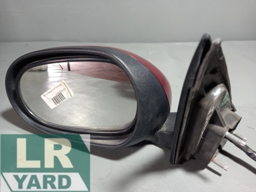 Left wing mirror RHD Jaguar XJ &gt;2003 C2C37104 Red 7W9317E697AA
