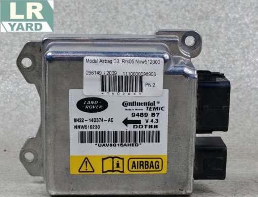 Modul airbag DISCOVERY 3 2005-2009; RANGE ROVER SPORT 2005-2009 NNW512000 8U72-14B321-AA