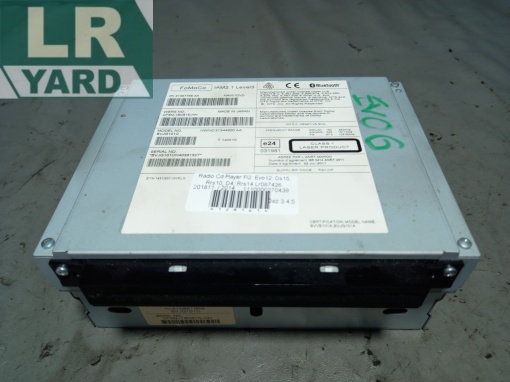Radio CD player FREELANDER 2 2006-2014; RANGE ROVER EVOQUE 2012-2018; DISCOVERY SPORT ≥2015; RANGE ROVER SPORT 2010-2013; DISCOVERY 4 2010-2016; RANGE ROVER SPORT 2014-2022 LR087426 CF6N-18C815-HR