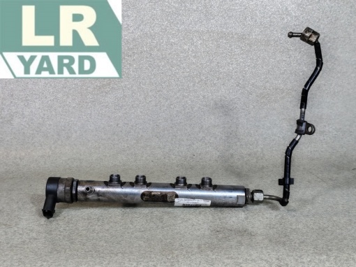 Left injector rail with sensor 3.0 TDV6 Gen1 Euro5 LR040877 9X2Q9D280EA