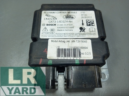 Modul AIRBAG Jaguar XE RANGE AIRBAG; Jaguar ALL NEW XF T2H19065