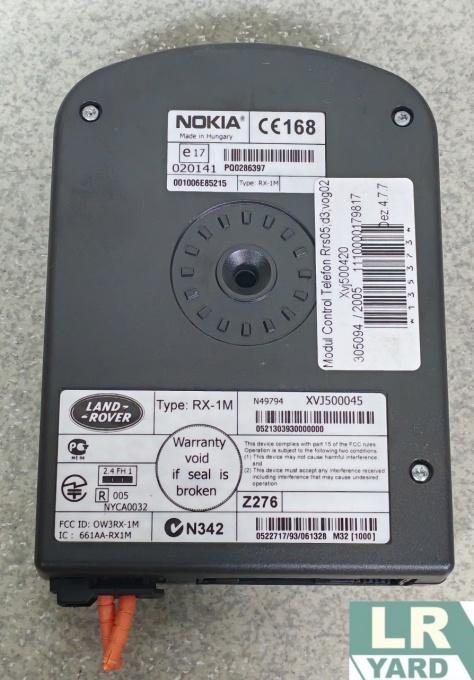 Phone control module RANGE ROVER SPORT 2005-2009;D3;VOG02 XVJ500420 3H42-19K350-GD - Img 1
