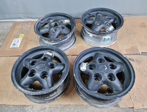 16" wheel rim set DISCOVERY 1 1989-1998; DEFENDER 1987-2006 ANR1689MNH