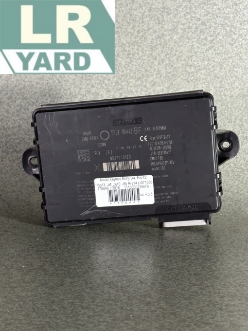 Modul Keyless Entry DISCOVERY 4 2010-2016; RANGE ROVER EVOQUE 2012-2018; RANGE ROVER 2013-2022; Jaguar XF; Jaguar XJ ≥2010; Jaguar F-TYPE RANGE ROVER SPORT 2014-2022 LR071386 DPLA-19H440-BF