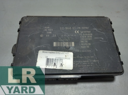 Modul keyless start DISCOVERY 4 2010-2016; RANGE ROVER EVOQUE 2012-2018; RANGE ROVER SPORT 2014-2022; RANGE ROVER 2010-2012 LR071651 BJ32-19H440-AG