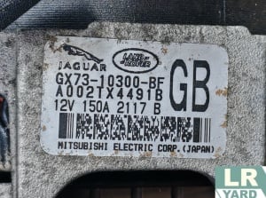 Alternator Jaguar XE RANGE; Jaguar F-PACE; Jaguar E-PACE; Jaguar ALL NEW XF; Jaguar F-TYPE; RANGE ROVER VELAR ≥2017 T2H26974 GX73-10300-BF - Img 3