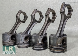 Set 4 biele + 4 pistoane motor Motor 2.2 TD4/SD4