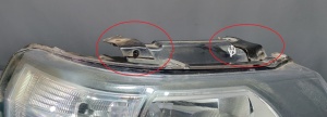 Set headlight left / right LHD FREELANDER 2 2006-2014 LR037018 LR001560 - Img 4