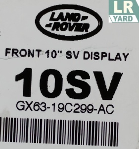 Display navigatie RANGE ROVER SPORT 2014-2022; RANGE ROVER EVOQUE 2012-2018; DISCOVERY SPORT ≥2015; RANGE ROVER 2013-2022; DISCOVERY 5 2017≥; Jaguar XE RANGE; Jaguar F-PACE NJXF LR112397 GX63-19C299-AE - Img 3