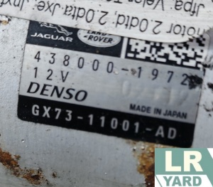 Electromotor Motor 2.0 Ingenium DTD; Motor 2.0 Ingenium DTA Jaguar XE RANGE; Jaguar ALL NEW XF; Jaguar F-PACE; RANGE ROVER VELAR ≥2017 T2H1941 GX73-11001-AD - Img 3