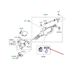 Garnitura teava evacuare spre EGR Motor 3.0 Diesel I6 Ingenium LR181895 Original Land Rover K6D3-9F470-FA