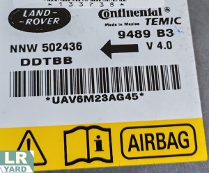 Modul airbag DISCOVERY 3 2005-2009; RANGE ROVER SPORT 2005-2009 NNW512000 8U72-14B321-AA - Img 2