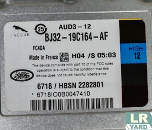 Amplificator final FREELANDER 2 2006-2014; RANGE ROVER EVOQUE 2012-2018; DISCOVERY SPORT ≥2015; RANGE ROVER SPORT 2010-2013; DISCOVERY 4 2010-2016; RANGE ROVER 2013-2022; Jaguar XF; Jaguar XJ ≥2010 LR059979 EW93-19C164-AB - Img 3