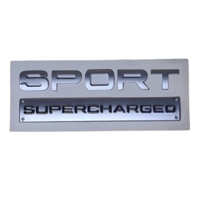 Litere / Emblema / Scris SPORT SUPERCHARGED gri