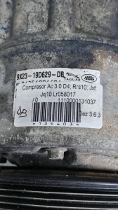 Compresor AC Motor 3.0 TDV6 Gen1 Euro5 DISCOVERY 4 2010-2016; RANGE ROVER SPORT 2010-2013; Jaguar XF; Jaguar XJ ≥2010 LR058017 9X23-19D629-DA - Img 2