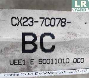Cablaj cutie de viteze Jaguar XF; Jaguar XJ ≥2010 Motor 3.0 TDV6 Gen1 Euro5 C2Z17232 CX23-7C078-BC - Img 2