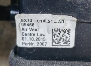 Grile ventilatie centrale Jaguar XE RANGE; Jaguar F-PACE T4A34145 GX73-014L21-AG - Img 3