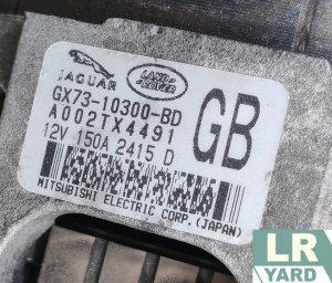 Alternator Jaguar XE RANGE; Jaguar F-PACE; Jaguar E-PACE; Jaguar ALL NEW XF; Jaguar F-TYPE; RANGE ROVER VELAR ≥2017 T2H26974 GX73-10300-BF - Img 3
