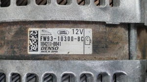 Alternator Jaguar XJ ≥2010; Jaguar ALL NEW XF; Jaguar F-PACE; RANGE ROVER VELAR ≥2017 Motor 3.0 TDV6 Gen2 Euro6; Motor 3.0 TDV6 Gen1 Euro5 C2D36987 FW93-10300-BC - Img 3