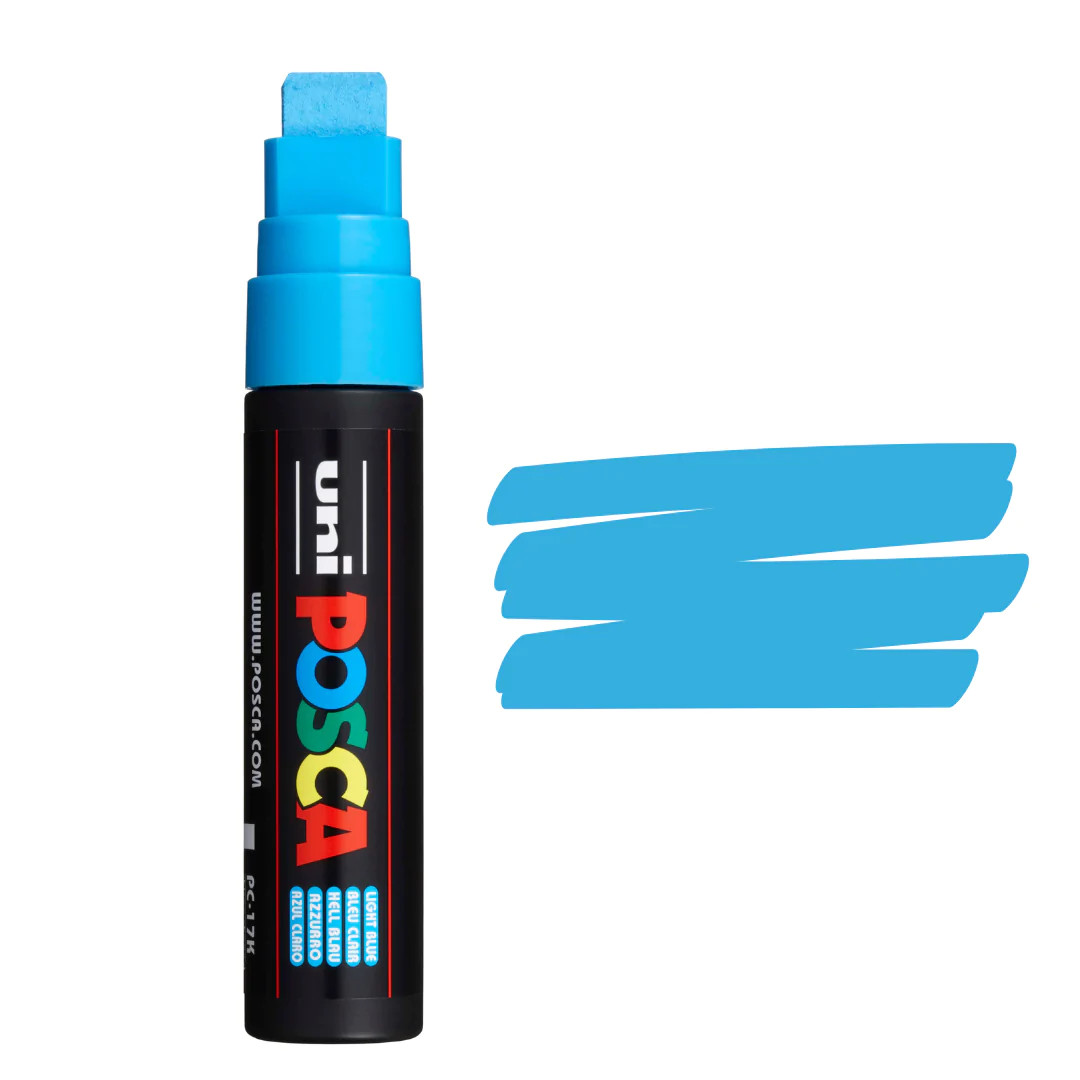 Uni Posca Paint Marker Pen PC17K Light blue