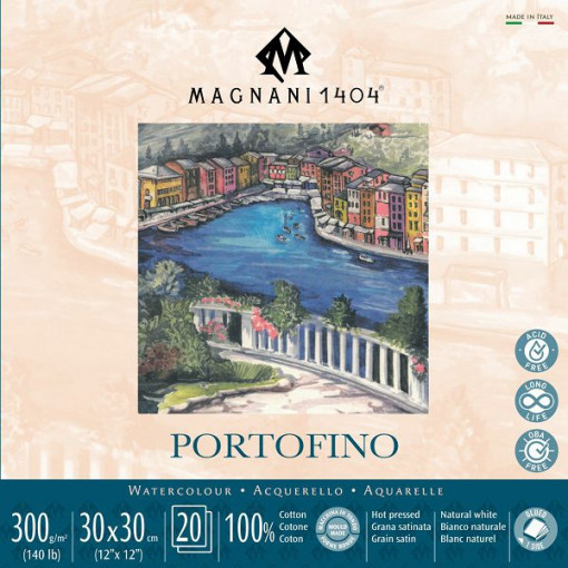 Blok Magnani Portofino hot press 30x30 300g 20L M4303020