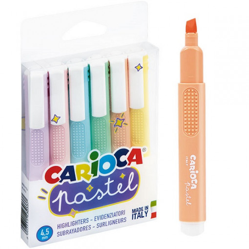 Carioca tekst marker 1/6 pastelni