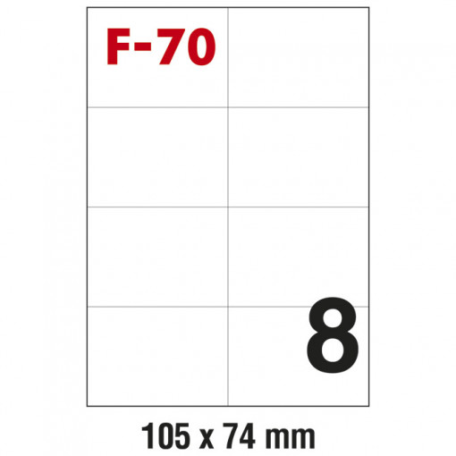 Etikete ILK 105x74mm pk100L Fornax F-70