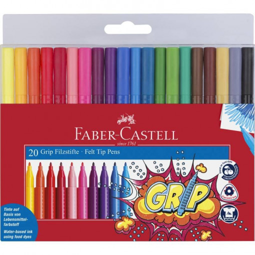 Faber Castell flomaster školski 1/20 GRIP