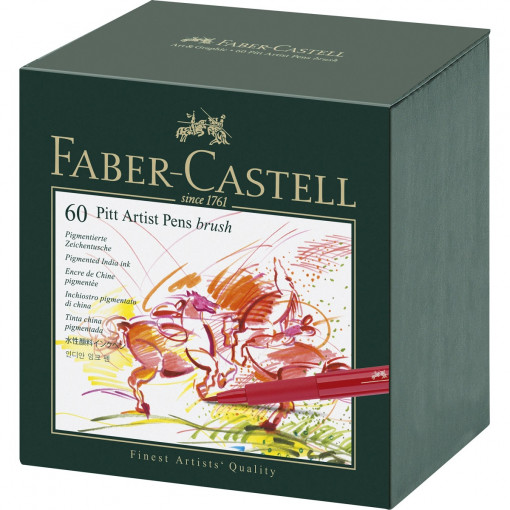 Faber Castell Pitt Artist Pen Brush India ink pen 1/60