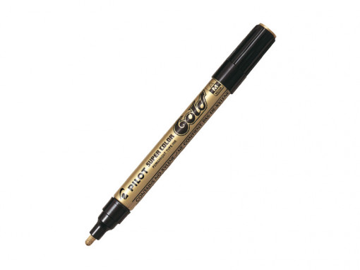 MARKER PILOT SUPER COLOR ZLATNI M
