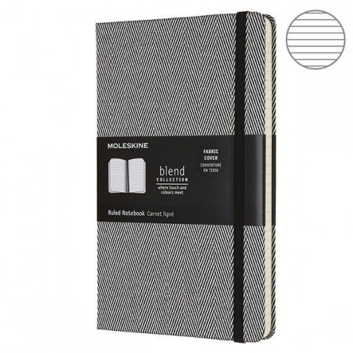 Moleskine Blend collection notebook Large ruled BLACK
