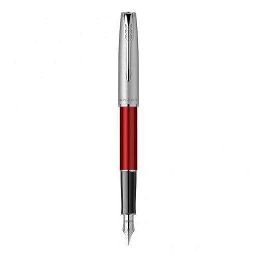 PARKER Royal NP Sonet Silver Red CT F