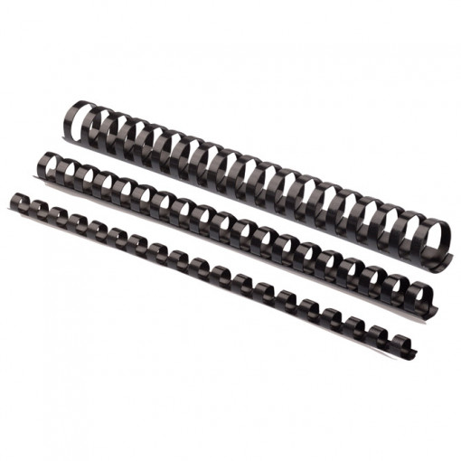 Spirala plastična fi- 6mm pk100 Fellowes 5345307 crna