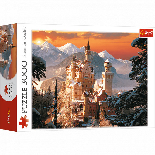 Trefl puzzle Wintry Neuschwanstein Castle, Germany 3000 delova