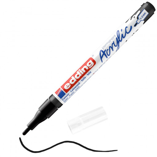Akrilni marker E-5300 fine 1-2mm obli vrh