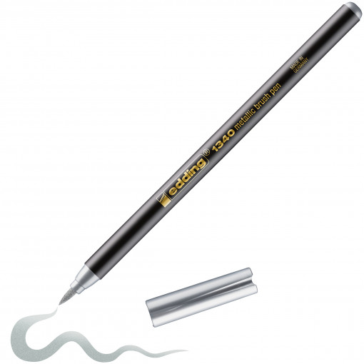 Brush flomasteri E-1340, 1-6 mm metalik