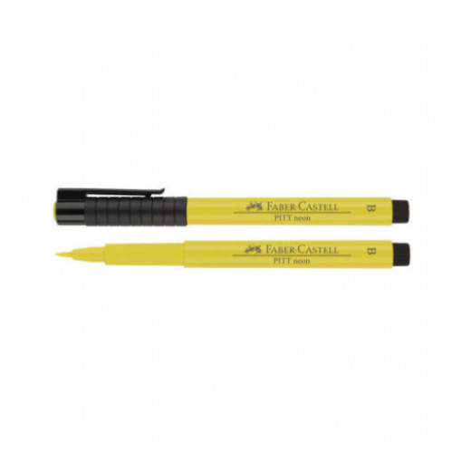 Faber-Castell Pitt artist Pen Brush India ink pen NEON yellow