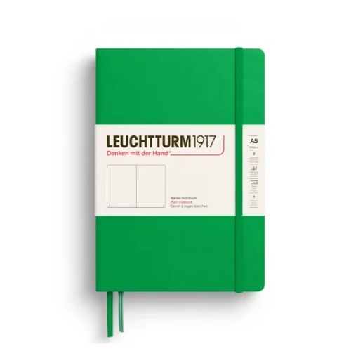 Leuchtturm1917 Hardcover A5 Notebook Spring Leaf - Plain