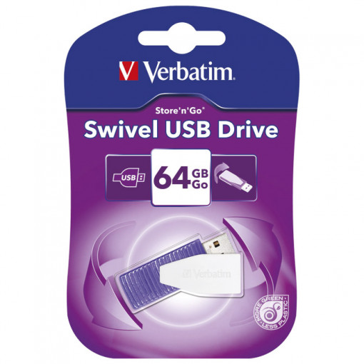 Memorija USB 64Gb Swivel Verbatim