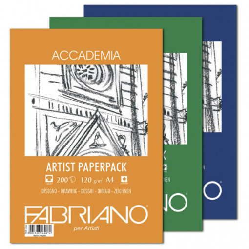 Papir Accademia A4 160g pk150 (natural grain/grana naturale) Fabriano 50814160