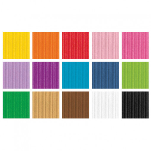 Papir rebrasti B2 328g Ondulacolor Sadipal Fabriano S1017004 crveni
