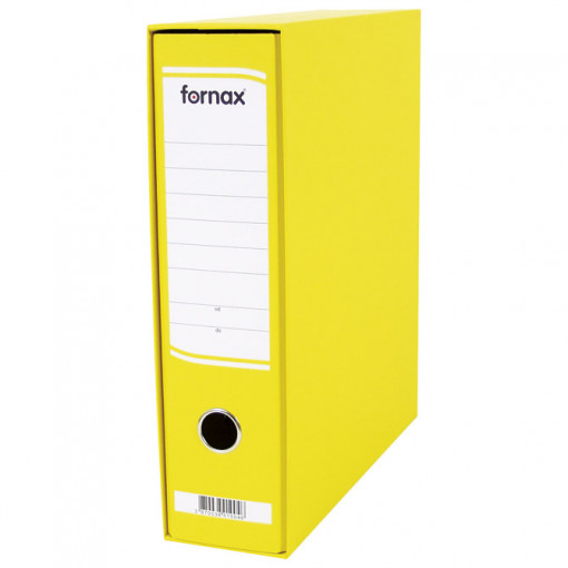 Registrator A4 široki u kutiji Fornax žuti