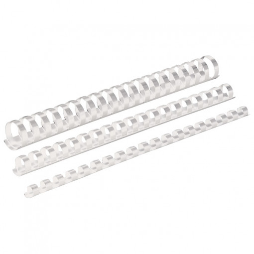 Spirala plastična fi- 8mm pk100 Fellowes 5345406 bela