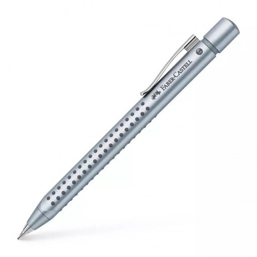 Tehnička olovka Grip 2011 0.7 mm Faber Castell srebrna
