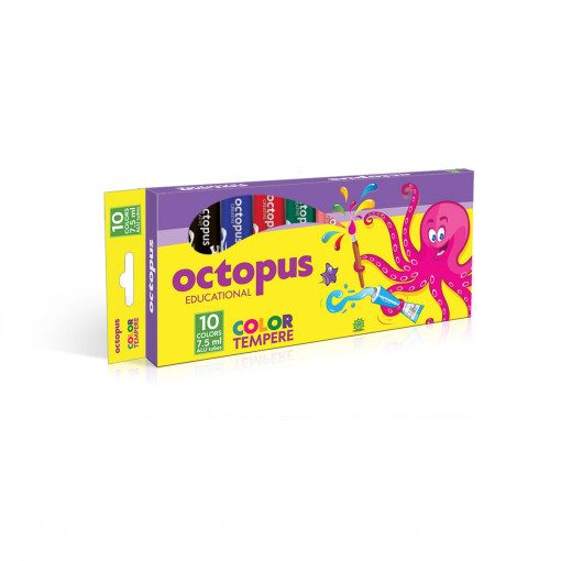 Tempera octopus 7.5ml 10/1 kartonsko pakovanje unl-0095