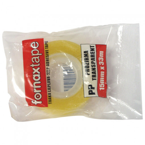 Traka lepljiva 15mm/33m Fornax 24781 providna