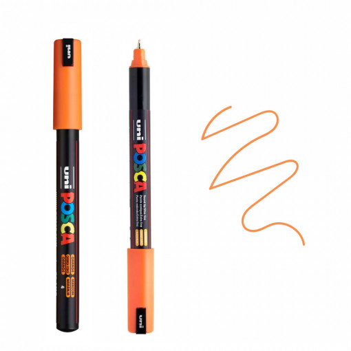 Uni Posca Paint Marker Pen PC-1MR - Orange