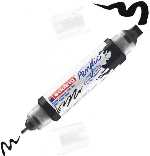 Akrilni marker E-5400 double-liner sa dva vrha