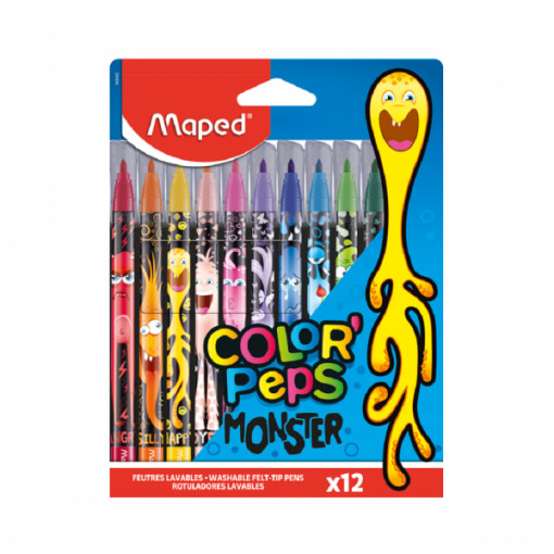 FLOMASTERI MAPED COLOR`PEPS MONSTER 1/12